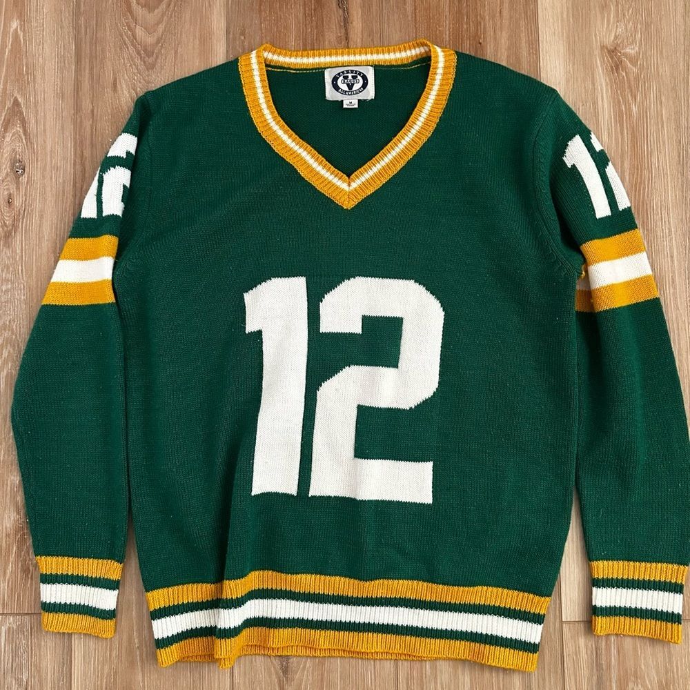 Varsity All American 2005 Green Bay Packers  Aarron Rodgers Sweater M